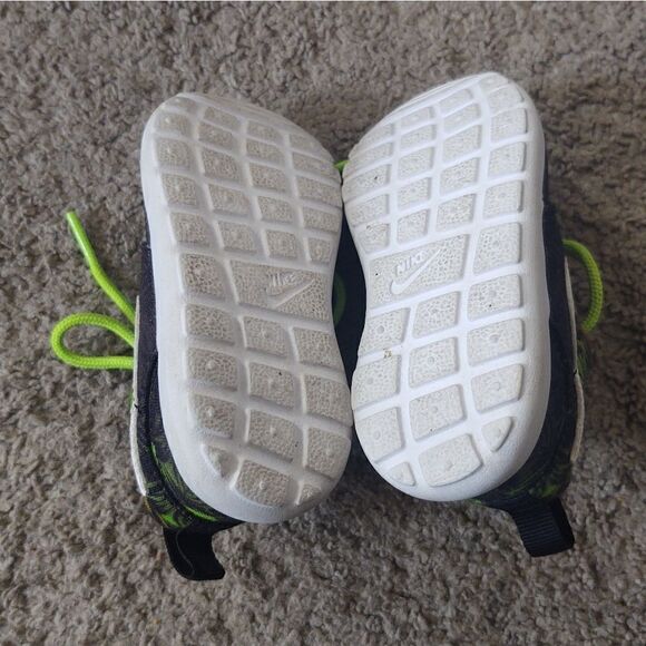 Nike Rosherun Print (TD) Orange/White/Lime/Blk Toddler/Infants Boy's Size 5c - Picture 5 of 6